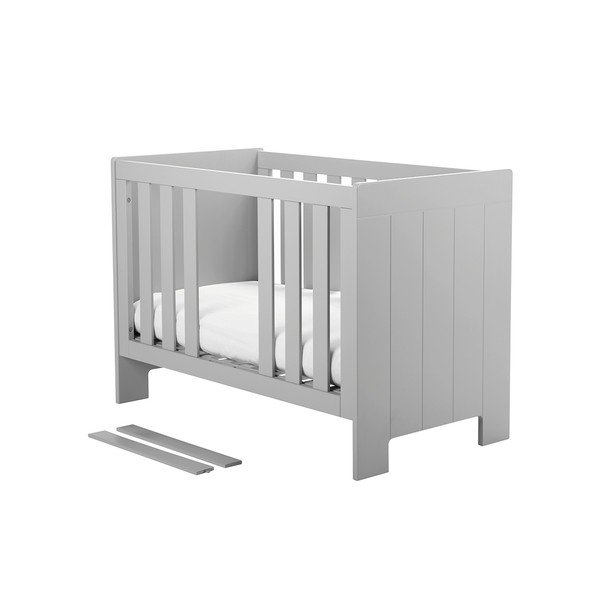 Sivi dječji krevetić Pinio Calmo, 140 x 70 cm-image-3