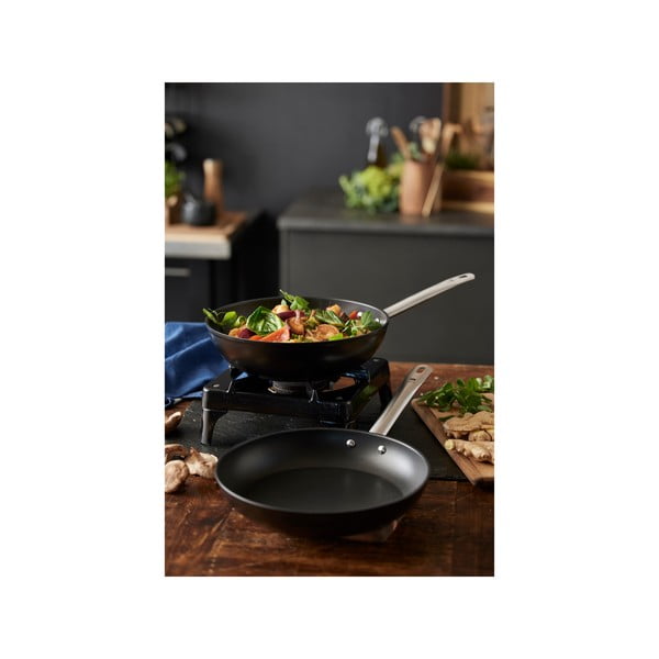 Wok aluminijska tava s neprijanjajućom površinom ø 28 cm – Holm-image-4