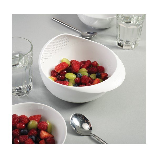 Bijela zdjela s cjedilom Joseph Joseph Prep &amp; Serve, dužina 29 cm-image-2