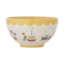 Žuta /krem dječja zdjelica od kamenine ø 13,5 cm Celebrate – Bloomingville Mini