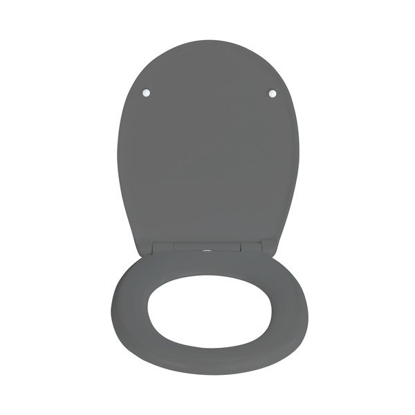 Siva WC daska od nehrđajućeg čelika Wenko Vorno-image-1