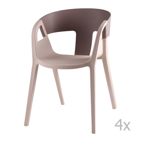 Set od 4 sive blagovaonske stolice sømcasa Will