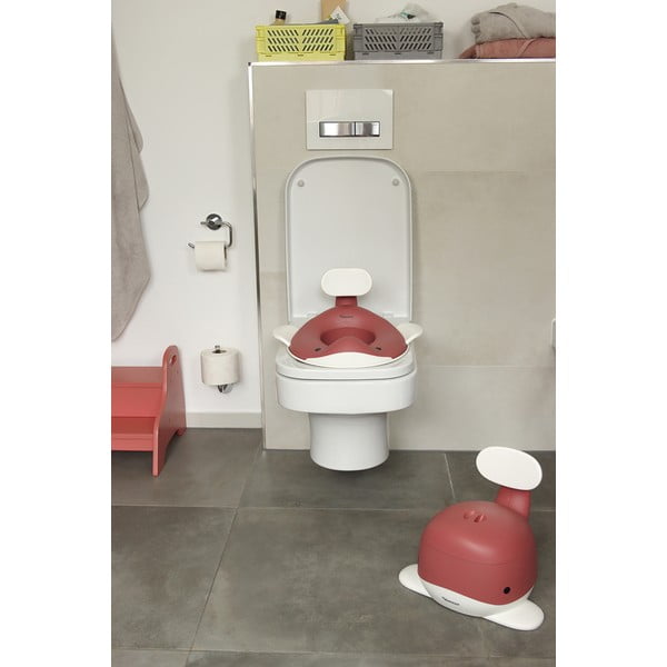 Tamno ružičasti dječji nastavak za WC Dusty pink – Kindsgut-image-3