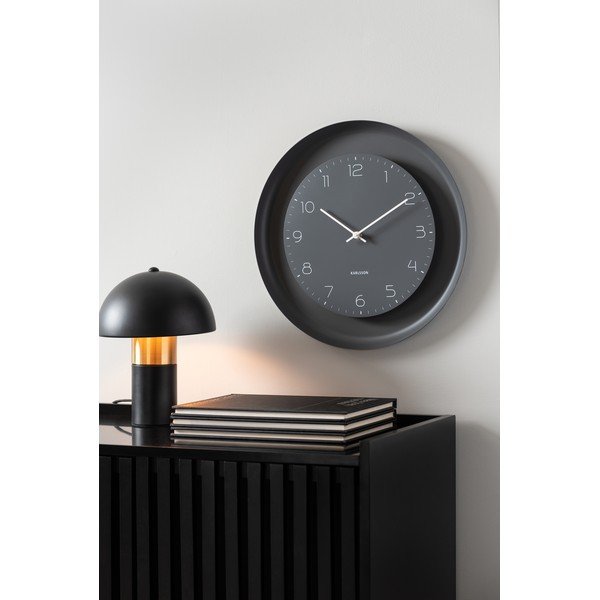 Zidni sat ø 38 cm  Dual Disc – Karlsson-image-1