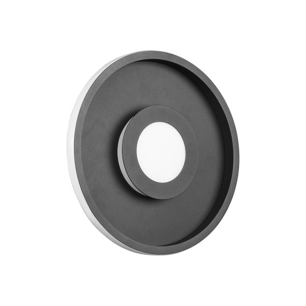 Mat crna metalna LED stropna svjetiljka ø 30 cm Ascari - Trio-image-4