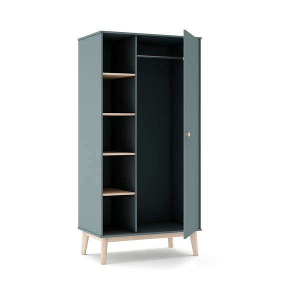 Dječja garderoba prljavo zelena 90x180x52 cm Esteban – Marckeric-image-3