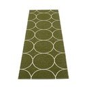 Tamno zelena unutarnja i vanjska staza 70x200 cm Boo Dark Olive – Pappelina