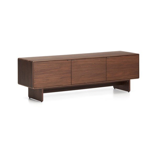 TV komoda u dekoru oraha u tamnoj prirodnoj boji 150x46x40 cm Norlen – Kave Home