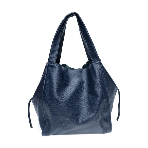 Isabella Rhea plava kožna torba za kupovinu