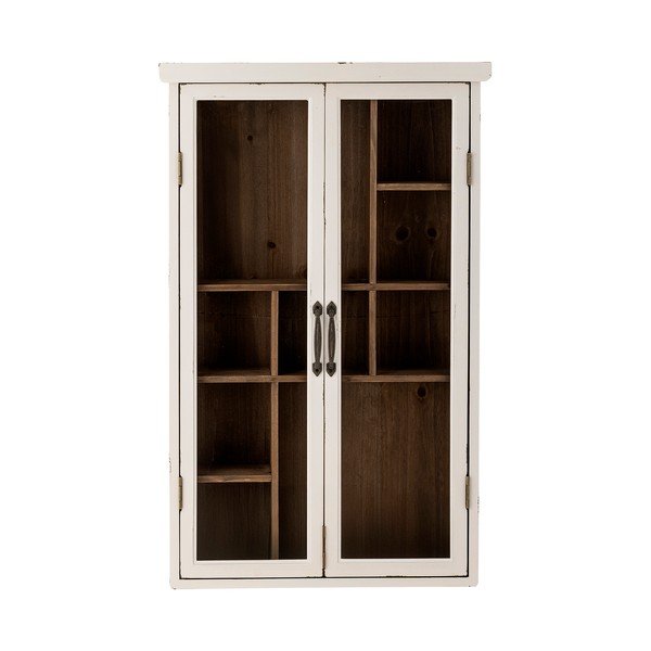 Bijela vitrina od masivne jele 50x80x14 cm Hazem – Bloomingville