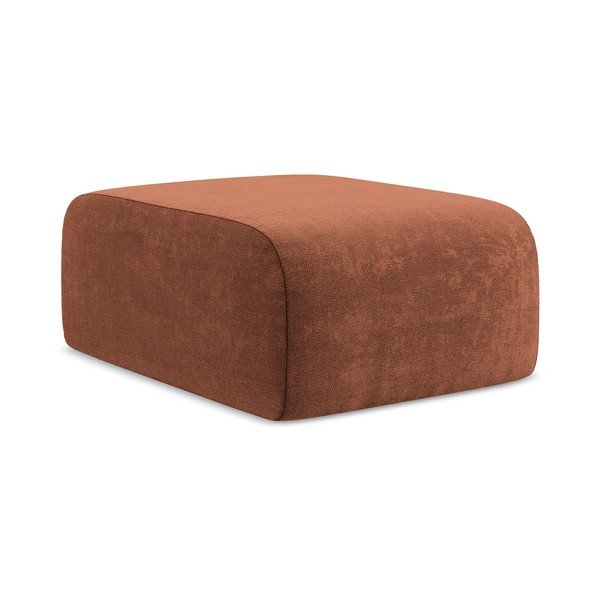 Tabure od šenila boje terakote Lani – Makamii