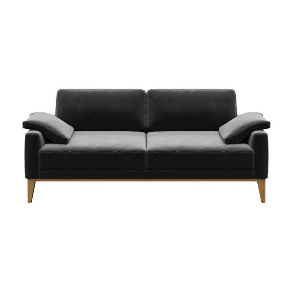 Tamnosiva baršunasta sofa MESONICA Musso, 173 cm