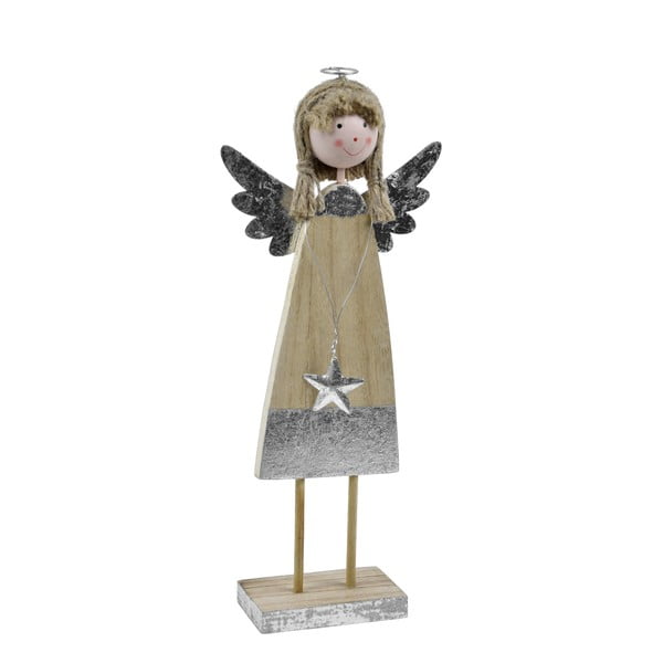 Ukrasni drveni anđeo Ego Dekor Stela, visina 29 cm