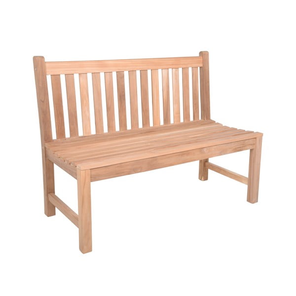Vrtna klupa od masivnog drveta u prirodnoj boji Solo – Garden Pleasure-image-3