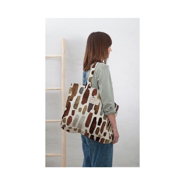 Platnena ​torba Really Nice Things Geometric, širina 42 cm-image-1