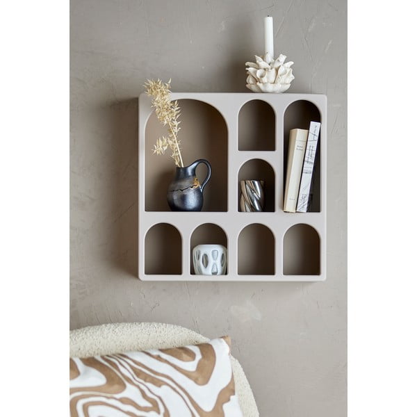 Sivo-bež polica s više razina 48 cm Graphia – Bloomingville-image-1