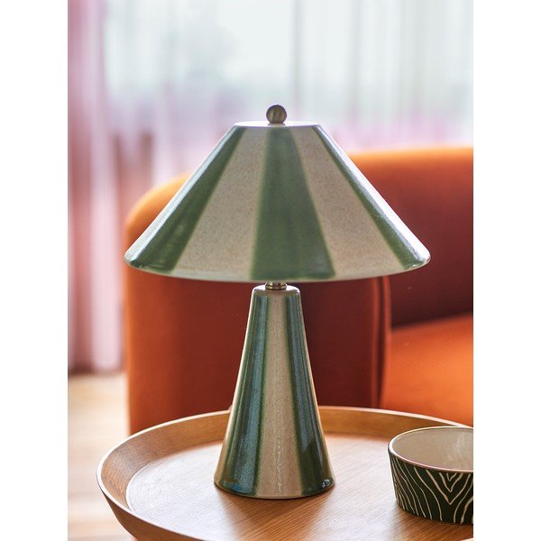 Stolna lampa keramička s keramičkim sjenilom (visina 35 cm) Olive – Bloomingville-image-1