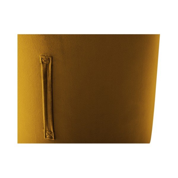 Narančasti tabure Mazzini Sofas Fiore, ⌀ 40 cm-image-3