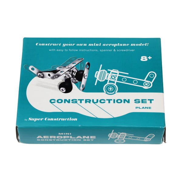 Metalna dječja igračka na sastavljanje Aeroplane – Rex London-image-4