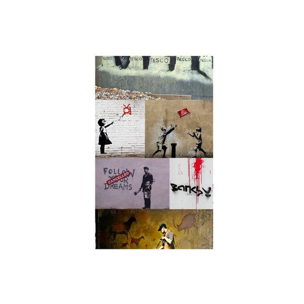 Tapeta u roli Bimago Banksy, 0,5 x 10 m-image-2