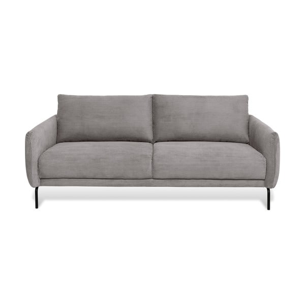 Svijetlo siva sofa od samta 212 cm Venray – Scandic