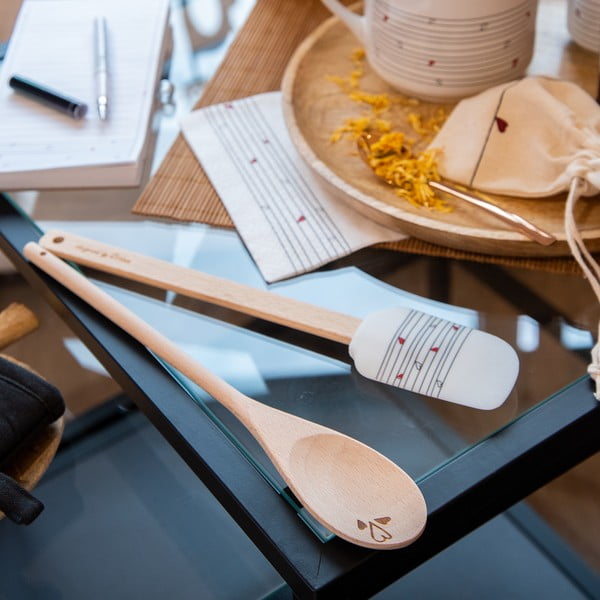 Drveni set kuhinjskog pribora 2 kom – Orion-image-1