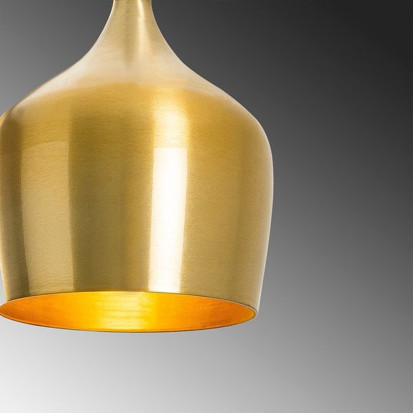 Viseća svjetiljka u zlatnoj boji s metalnim sjenilom ø 22 cm Dodo – Opviq lights-image-3