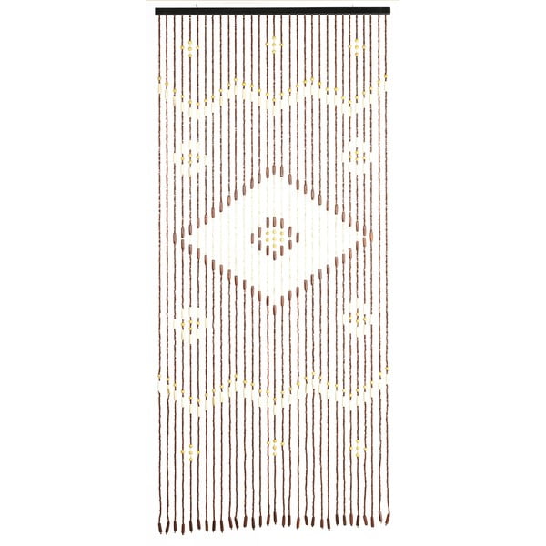 Zavjesa za vrata od bambusa u prirodnoj boji 90x200 cm Rhombus – Maximex