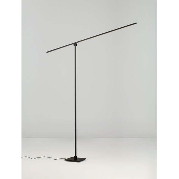 Mat crna metalna LED stojeća svjetiljka sa savitljivom konstrukcijom/s mogućnosti zatamnjivanja (visina 144 cm) Tenso – Nova Luce-image-3