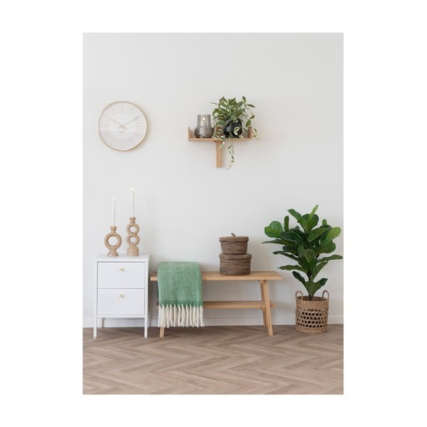 Zelena deka od mješavine vune 130x170 cm Carmel – House Nordic-image-2