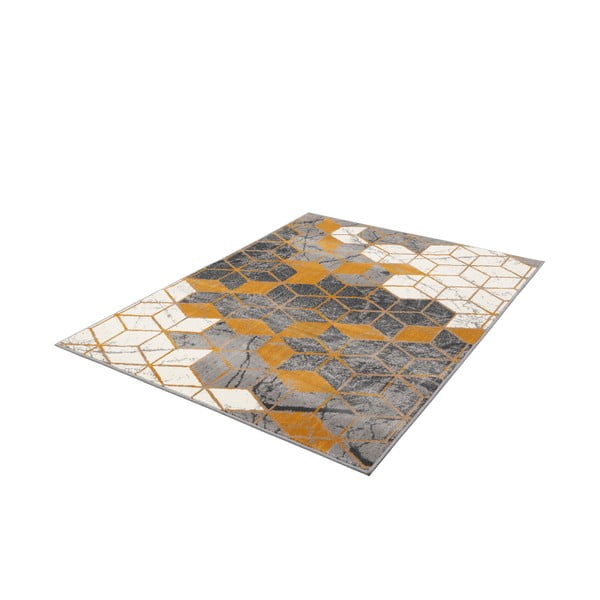 Oker žuti/sivi tepih 80x150 cm Soft – FD-image-4