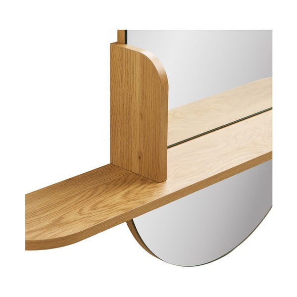 Zidno ogledalo s policom 92x94,5 cm Barco – House Nordic-image-4