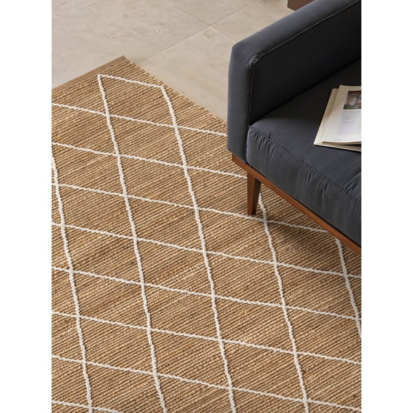 Ručno rađen juteni tepih u prirodnoj boji 160x230 cm Kunu – Hanse Home-image-4