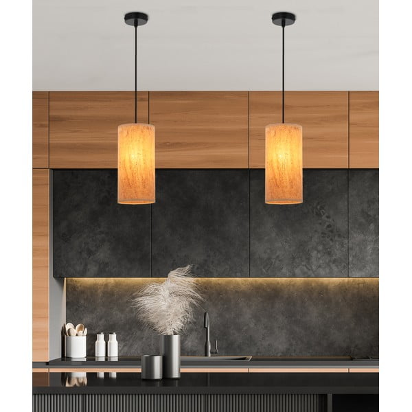 Viseća svjetiljka u prirodnoj boji ø 12 cm Aragona – Candellux Lighting-image-1