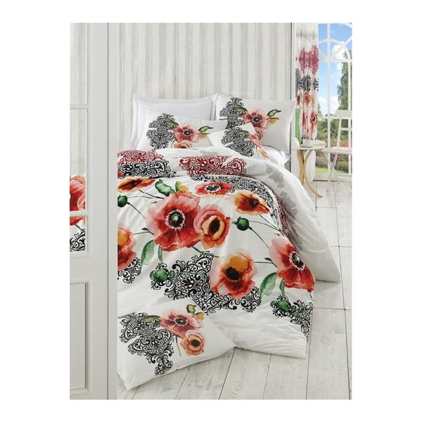 Posteljina za bračne krevete sa plahtama Merve, 200 x 220 cm