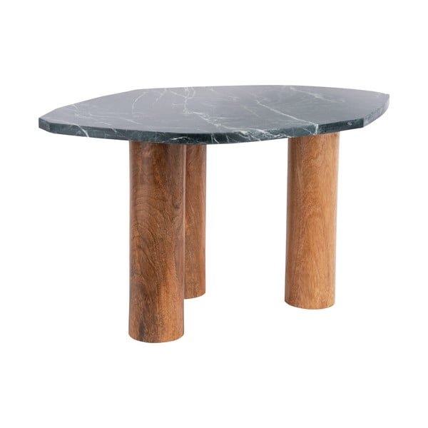 Pomoćni stol s pločom stola u mramornom dekoru 50x75 cm Organic   – Leitmotiv-image-4