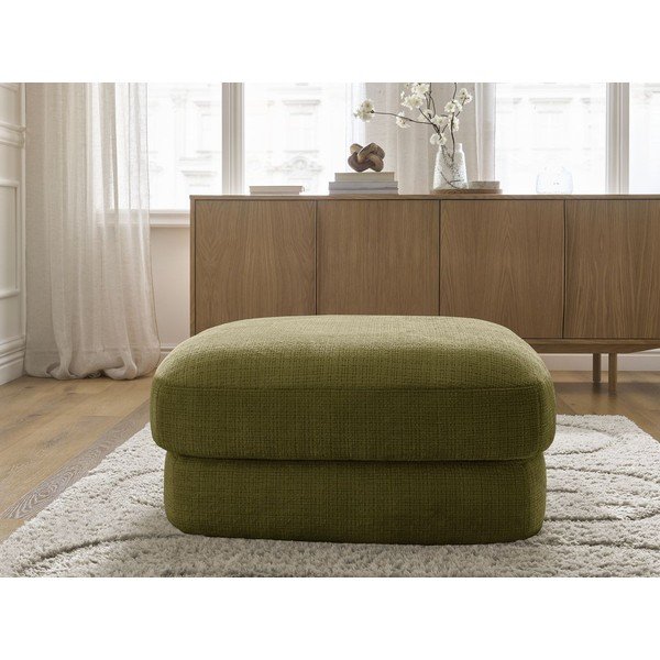 Kaki zeleni tabure od šenila Leonore – Bobochic Paris-image-4