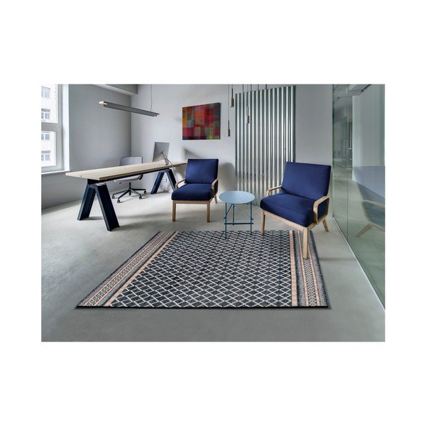 Plavi tepih pogodan za Universal Sofia Blue Marro, 160 x 230 cm-image-1
