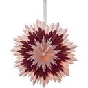 Růžová vánoční světelná dekorace Star Trading Ice