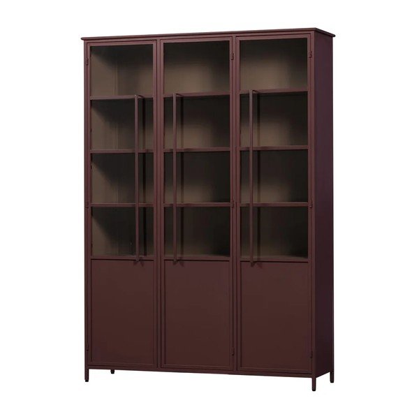 Bordo metalna vitrina 140x200x42 cm Exhibit – WOOOD-image-4