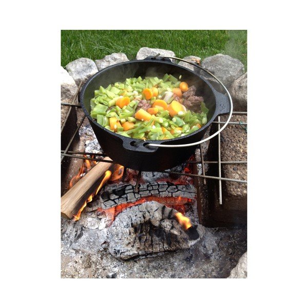 Kuhalo za vodu od lijevanog željeza za Esschert Design Camping kamin, 3 l-image-1