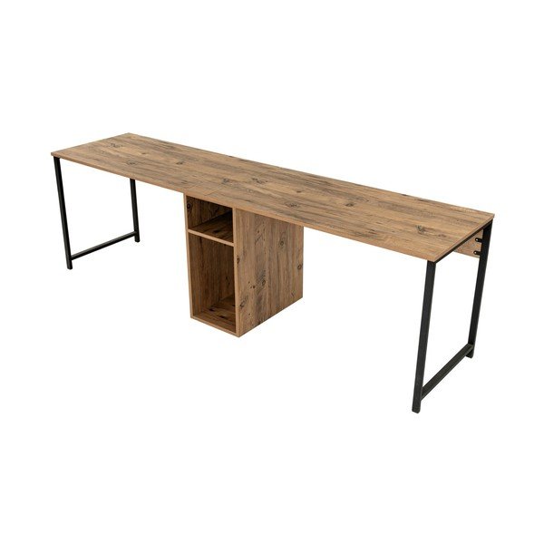 Radni stol u dekoru bora 60x240 cm Twin – Kalune Design