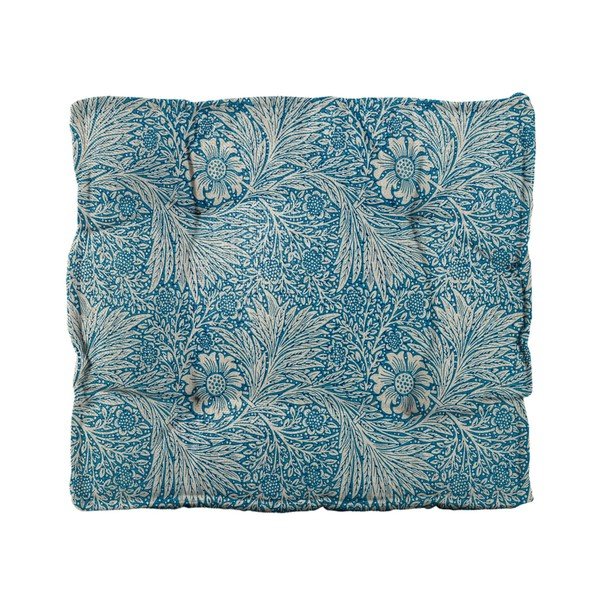 Plava sjedalica od lana Tierra Bella Wild Flowers, 37 x 37 cm-image-2