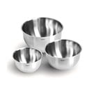 Zdjele u setu 3 kom od nehrđajućeg čelika u srebrnoj boji ø 24 cm Lucca 3.0 – FABINI