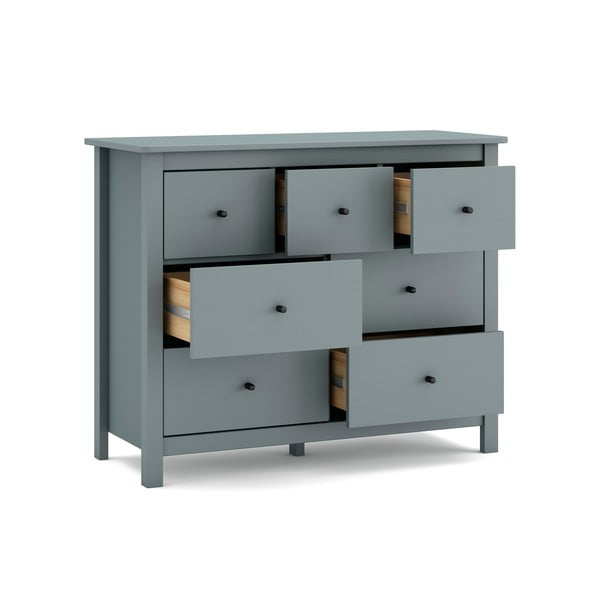 Komoda prljavo zelena od masivnog bora 110x80x40 cm Misti – Marckeric-image-4