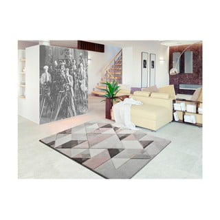 Sivo-ružičasti tepih Universal Pinky Dugaro, 160 x 230 cm
