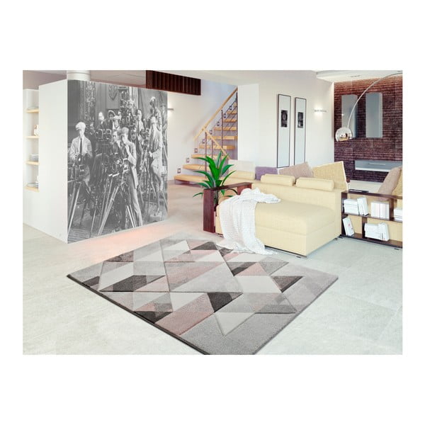 Sivo-ružičasti tepih Universal Pinky Dugaro, 80 x 150 cm-image-1