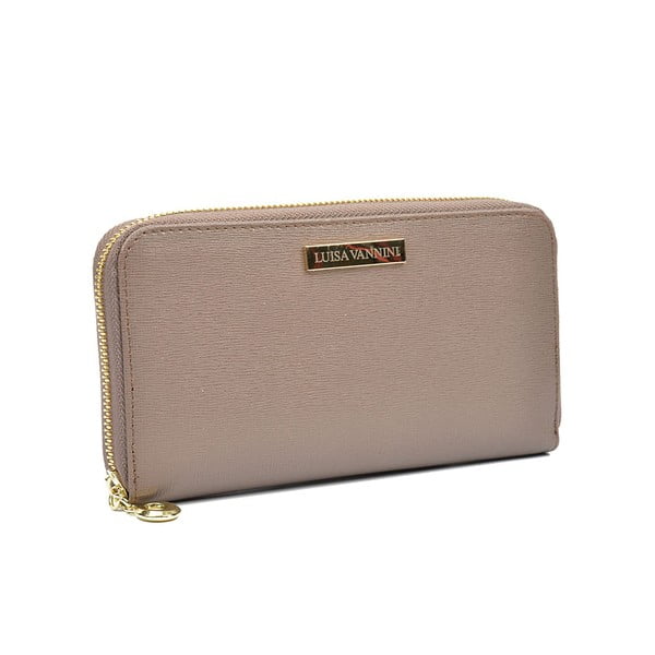 Bež kožni novčanik Luise Vannini Lanza-image-2