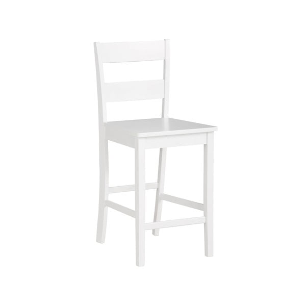 Bijela barska stolica od masivnog bora (visine sjedala 60 cm) Torpedo – Støraa-image-4