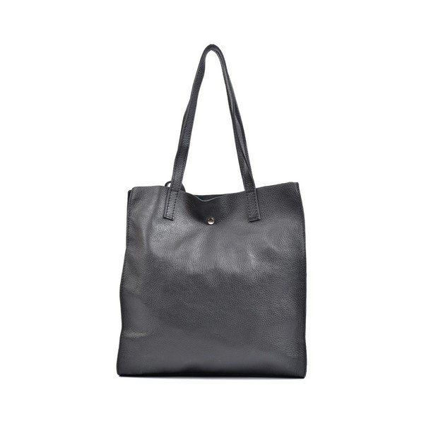 Crna kožna torba Isabella Rhea Tote-image-1